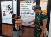 Peran Aktif Bati Bakti TNI Dampingi Imunisasi Balita