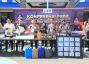 Polres Kediri Kota Gelar Press Rilies Akhir Tahun 2023 Dan Jumlah Gangguan Kamtibmas Menurun