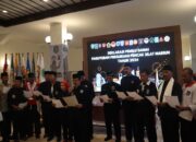 Polres Madiun Kota Dukung Deklarasi Pemilu Damai Paguyuban Pencak Silat Madiun