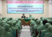 Dandim 0808/Blitar, Berikan Sosialisasi Dalam Rangka Mendukung Netralitas TNI Pada Pemilu 2024 Kepada Persit KCK Cabang XXII