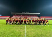 Polres Blitar Kota dan Kodim 0808 Lakukan Laga Sepak Bola Persahabatan