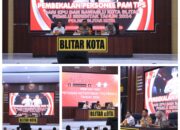 Polres Blitar Kota gandeng KPU dan Bawaslu berikan pembekalan personel pengamanan TPS