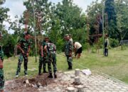 Jelang Pembukaan TMMD Ke-119 Tahun 2024, Anggota Kodim 0808/Blitar Gelar Gotong Royong Bersihkan Tempat Kegiatan 2 IMG 20240218 WA0023