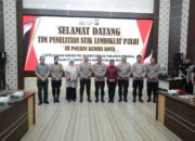 STIK Lemdiklat Polri lakukan Penelitian di Polres Kediri Kota Atas Keteladanan Komjen Pol M. Yasin sebagai Pahlawan Nasional