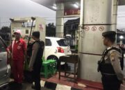 Pastikan Ketersediaan BBM Jelang Mudik Lebaran Polres Magetan Patroli ke SPBU