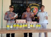 #OperaSi Pekat Semeru, Polsek Pagu Amankan 6 Penjual dan Puluhan Botol Miras#