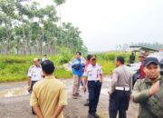 ANDALALIN” Kanit Kamsel Satlantas Polres Kediri Tinjau Lokasi Penambangan PT. Iki Pasir Apik Desa Satak Kec. Puncu Kab. Kediri