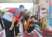 Team Gabungan Polres Kediri Kota Sidak di Sejumlah SPBU, Pastikan Takaran dan Stok BBM Aman