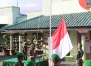 Kodim 0808/Blitar Gelar Upacara Bendera 17 an Bulan April Tahun 2024