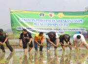 Sukseskan Ketahanan Pangan, Kodim 0808/Blitar Dukung Kegiatan Percepatan Gerakan Tanam Melalui Pompanisasi
