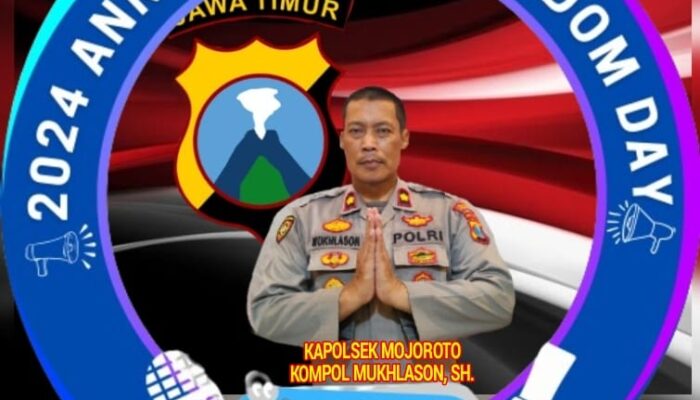 Kapolsek Mojoroto Kompol Mukhlason : Selamat Hari Kebebasan Pers Internasional 2024
