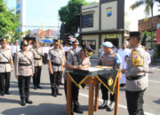 Kapolres Kediri Kota Pimpin Sertijab, Pejabat Utama dan Kapolsek