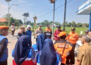 Sat Lantas Polres Kediri Kordinasi Penentuan Titik Pemasangan Palang Pintu KA JPL 291 di Baye Kec. Kayen Kidul Kabupaten Kediri