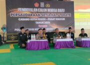 Sinergitas TNI – Polri di Kota Kediri Beri Pembekalan Calon Warga Baru PSHT