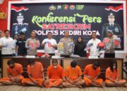 Operasi Sikat Semeru 2024, Polres Kediri Kota Berhasil Ungkap 10 Kasus