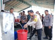 Sambut HUT Bhayangkara, Polres Blitar Kota Bangun Sumur Bor Sebagai Bentuk Kepedulian dan Antisipasi Kekeringan