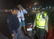 Petugas Gabungan Rayon II Polres Kediri Kota Gelar Razia di Kawasan Terminal Baru Tamanan