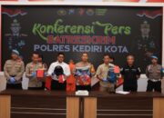 Polres Kediri Kota Berhasil Amankan 3 Tersangka Pengeroyokan Pasutri yang Viral di Medsos