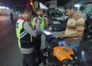 Cipta Kondisi, Petugas Gabungan Rayon II Polres Kediri Kota Puluhan Motor Tak Sesuai Spesifikasi Teknis