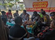 Ngobrol Bareng Warga di Warung Kopi, Kapolsek Mojoroto Ajak Warga Pro Aktif Dalam Menjaga Kondusifitas Kamtibmas