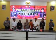Polres Batu Amankan Sejoli Usai Kuburkan Janin Hasil Aborsi di Malang