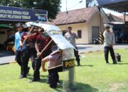 Jelang Pilkada 2024 Polres Mojokerto Kota Tingkatkan Kemampuan Dalmas