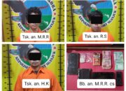 Polres Nganjuk Ungkap Jaringan Pengedar Narkotika Jenis Pil Koplo : Tiga Tersangka Ditangkap