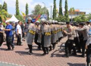 Ratusan Personel Polres Probolinggo Simulasikan Pengamanan Pilkada 2024