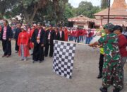 Polsek Kandat Pam dan Monitoring Giat Gerak Jalan Kreasi PHBN 2024