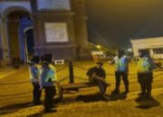 Patroli Harkamtibmas Malam Minggu, Polres Kediri Ajak Masyarakat Jaga Ketertiban di Ruang Publik