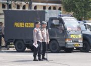 Gladi Kotor Simulasi Sispamkota Pemilukada Serentak 2024 Digelar di Polres Kediri