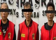 Polrestabes Surabaya Berhasil Amankan Tiga Tersangka Sindikat Curanmor
