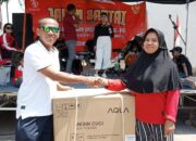 Jalan Santai memperingati HUT RI Ke-79,Warga RT 03 RW 02 Dusun Baba’an Desa Tugurejo Kec. Ngasem, Kab. Kediri MERIAH