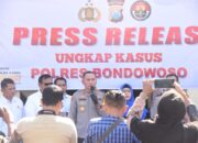 Polres Bondowoso Berhasil Amankan Tersangka Jual Beli Senjata Api Ilegal Secara Online