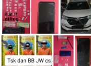 Satreskoba Polres Nganjuk Berhasil Tangkap 3 Orang Terduga Kurir Sabu