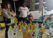 Kabag Ops Polres Kediri Kota Sita Puluhan Botol Miras dari Lapak Pedagang di Area Digelarnya Acara KSF 2024