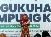Pengukuhan Kampung KB Di Kabupaten Kediri Langsung Dipimpin Ketua DP2KBP3A.