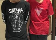 Dua Pemuda Dibekuk di Angkringan Semampir, Ribuan Butir Pil Dobel L Disita Satresnarkoba Polres Kediri Kota