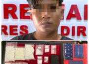 Ringkus Pemuda di Perumahan, Satresnarkoba Polres Kediri Kota Sita Sabu-Sabu dan Ribuan Butir Pil Dobel L