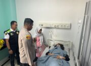 Kapolres Kediri Kunjungi Korban Keracunan Massal di RSKK