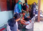 Dampingi Posyandu, Bukti Nyata Babinsa Peduli Kesehatan Warganya Terutama Balita dan Lansia