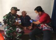 Babinsa Kelurahan Blitar, Dampingi Program Home Care Hore Lansia