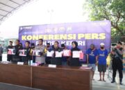Polres Kediri merilis hasil ungkap operasi Tumpas Narkoba Semeru 2024