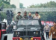 Kapolri Cek Gladi Bersih Apel Gelar Pasukan Pengamanan Pengambilan Sumpah Presiden dan Wapres RI