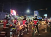 Polresta Banyuwangi Gelar Patroli Skala Besar Jaga Kondusifitas Masa Pilkada 2024