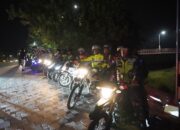 Sinegitas Polres Mojokerto Kota bersama Kodim 0815 Patroli Jaga Kamtibmas Tahapan Kampanye Pilkada 2024
