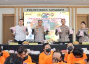 Polrestabes Surabaya Berhasil Ungkap Jaringan Narkoba, 16 Kg Sabu Disita