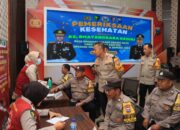 Personel Polres Kediri Kota Gelar Rikkes Siapkan Personel Pengamanan TPS Pilkada 2024