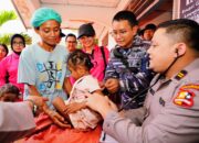 Ketum Bhayangkari Juliati Sigit Prabowo Tinjau Dua Posko Pengungsian Bencana Erupsi Gunung Lewotobi