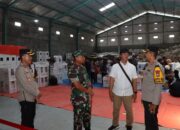 Kapolres Kediri Kota Bersama Dandim 0809 Kediri Cek Kesiapan Logistik Pilkada 2024 di Gudang KPU
